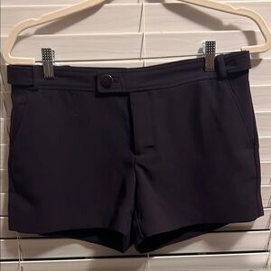 Banana Republic High Waist Black Tailored Shorts